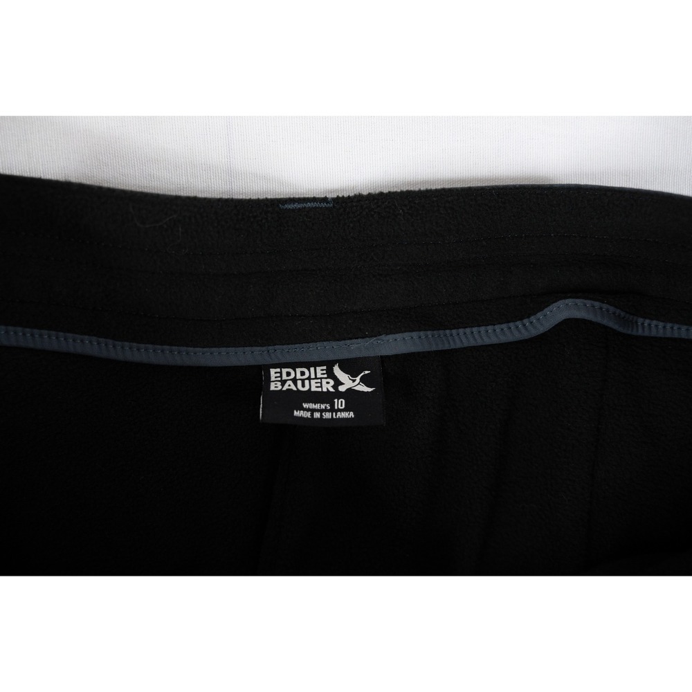 Eddie Bauer Fleece Lined Pants Womens 10 Blue Excellent Winter Hiking Outdoor - Picture 7 of 8